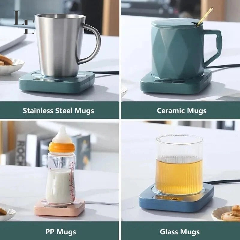 Usb Electric Heater Cup Mug Warmer Coffee Mug Warmer Heater Warm Mat Constant Temperature Coaster For Home Office Gifts