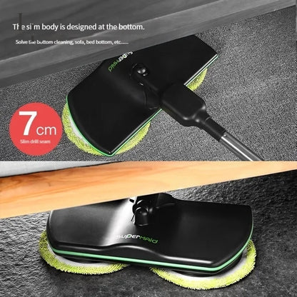 Wireless Electric Mop - 360° Rotation, Smart Cleaner for Household Floor Cleaning - ECHOME