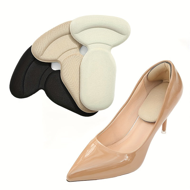 T-shaped Heel Pad Silicone Heel Grips Thick Anti-wear Foot High Heel Inserts Anti-Slip Durable And Not Easy To Wear Heel Pads