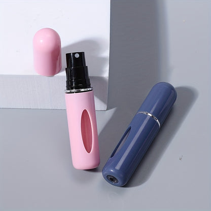 Portable 5ml Spray Bottle for Hair and Cosmetics - Mini Aluminum Atomizer for Perfume and Liquid Containers