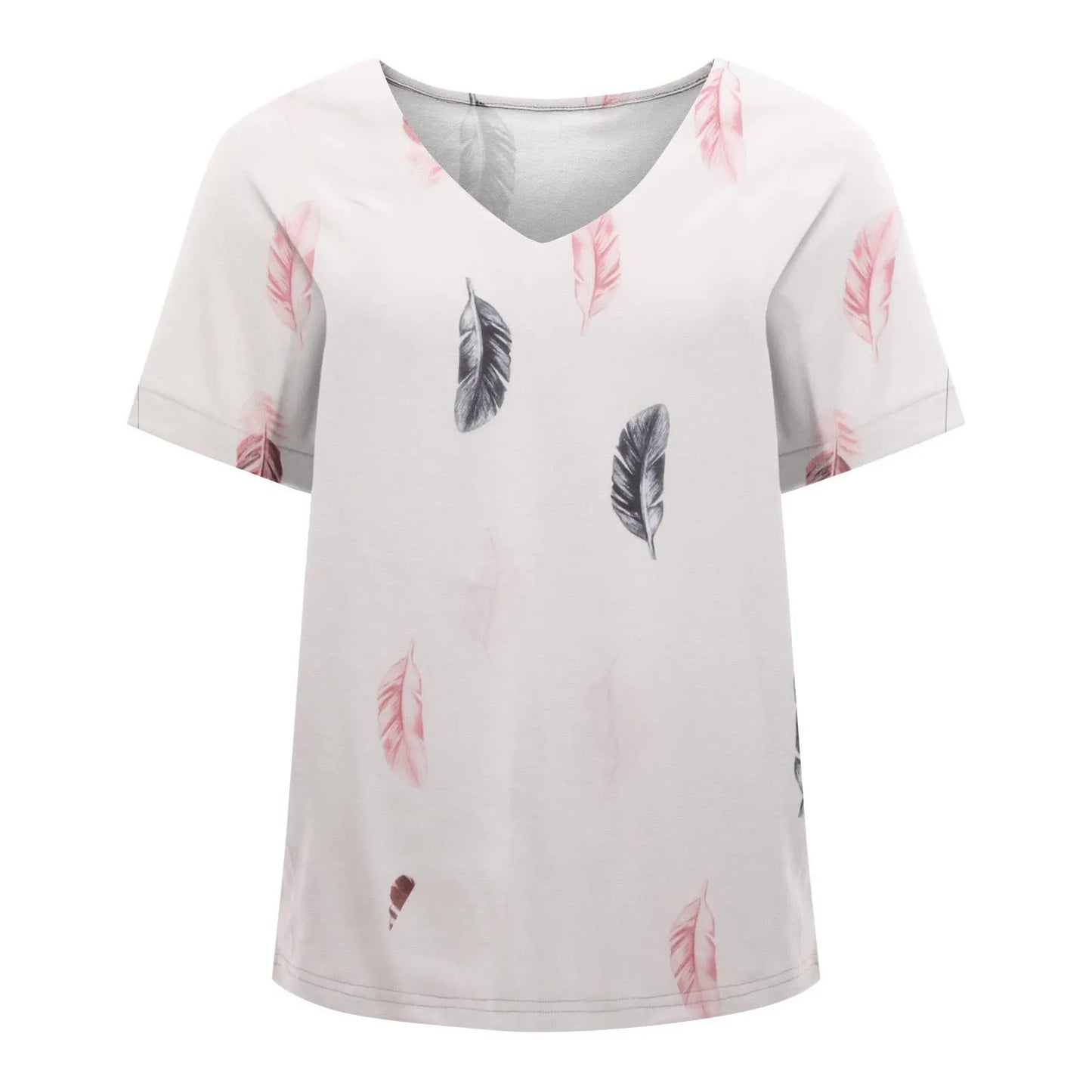 Upgrade Your Wardrobe with Our 2024 Women's V-Neck T-Shirt - Breathable, Stylish & Comfortable!