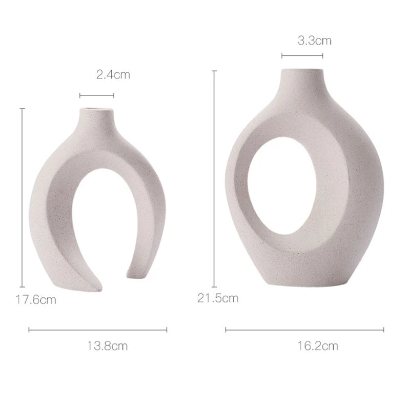 Stylish Nordic Ceramic Vases - Perfect for Home Decor!