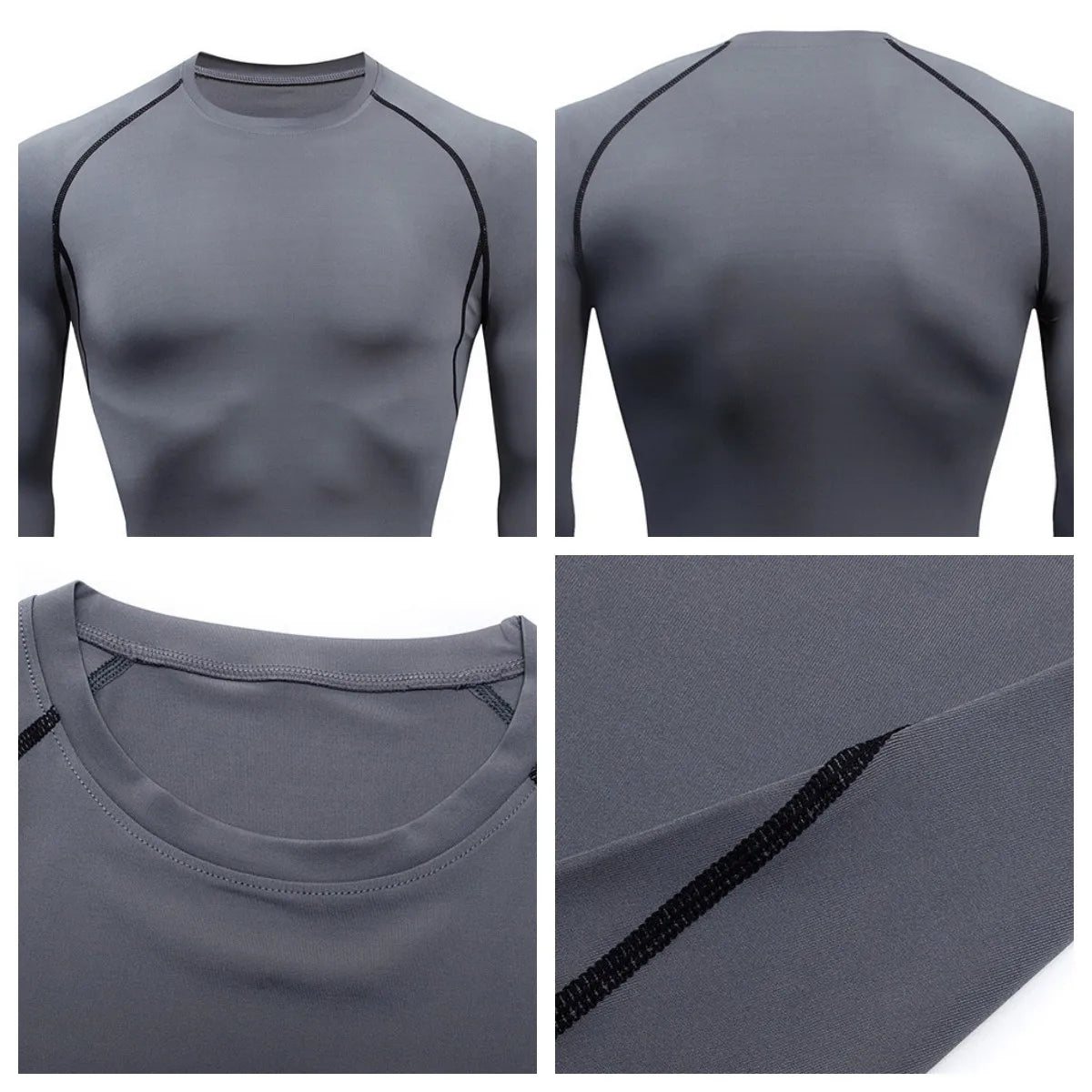 Thermal Underwear For Men Camiseta Termica Sport Tight Shirt Men's Underwear Thermos Cueca Hombre Quick-Dry Ropa Interior Hombre