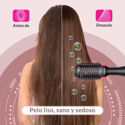 Hair Dryer Brush Multifunction Curler Comb Styler and Hot Air Brush One Step Hair Dryer Professional Hair Straightening Brush
