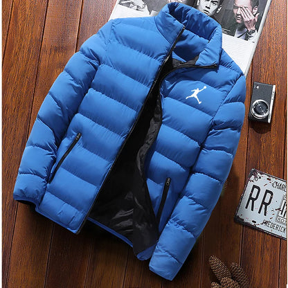 2023 Jackets Autumn Winter Men Clothing Jacket Middle-Aged And Young Large Size Light And Thin Short Padded 23 Jacket Warm Coat