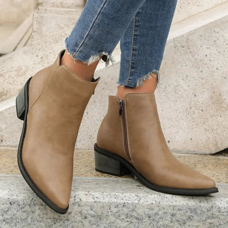 Upgrade Your Style with Retro Ankle Boots - Perfect Fit & Comfort Guaranteed!