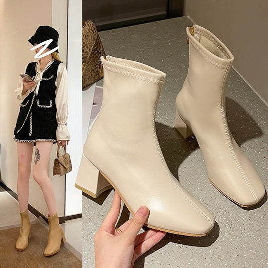 Stylish Winter Women's Ankle Boots - Perfect for Outdoor Parties!