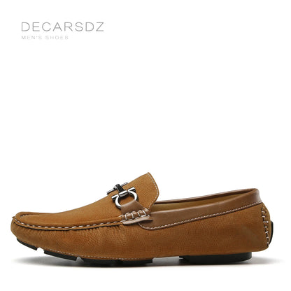 DECARSDZ Loafers Shoes Men 2023 Summer Clasicc Comfy Man Flat Moccasin Fashion Shoes Men Slip-on Boat Shoes For Men Casual Shoes