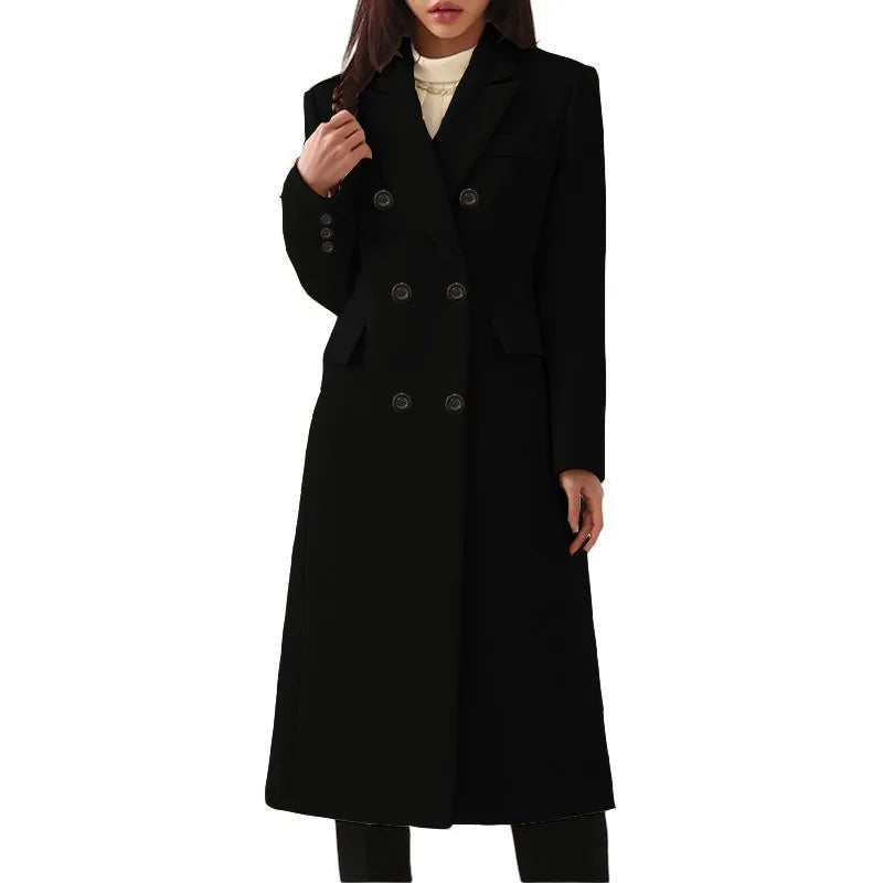 Stay Warm in Style with Our Women's Woolen Coat - Perfect for Autumn and Winter!