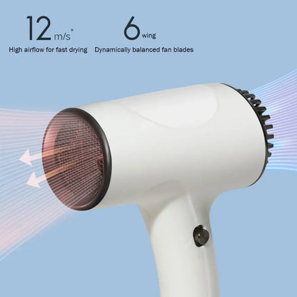 Wireless Hair Dryer Student Travel Portable Fast Dry Hair Lithium Battery Rechargeable Silent Hair Dryer for Household