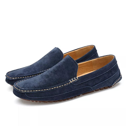 Suede Leather Man Loafers Luxury 2022 Casual Shoes For Men Boat Shoes Handmade Men Slipon Driving Shoes Male Moccasins Zapatos