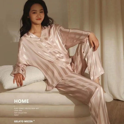Luxurious Silk Pajama Set - Comfortable & Stylish