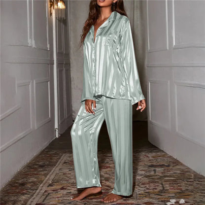 Luxurious Silk Pajama Set - Comfortable & Stylish