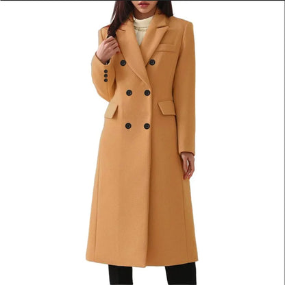 Stay Warm in Style with Our Women's Woolen Coat - Perfect for Autumn and Winter!