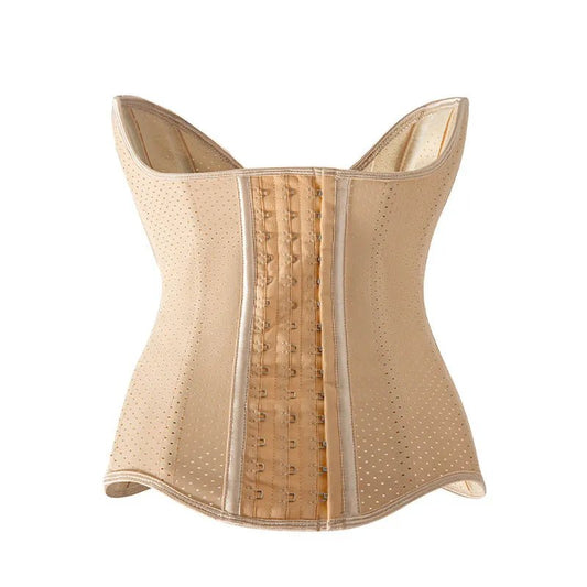 15 steel bones Angel's wing latex waist trainer corset for abdominal contraction after fitness exercise - LESSANA