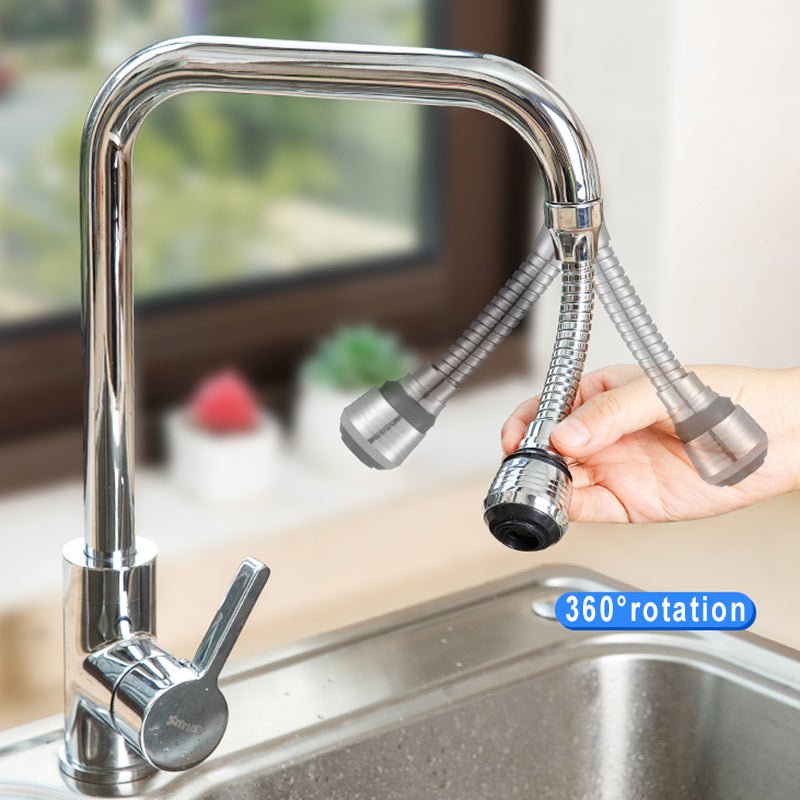 1pc Kitchen Gadgets 2 Modes 360 Rotatable Bubbler High Pressure Faucet Extender Water Saving Bathroom Kitchen Accessories Supplies - LESSANA