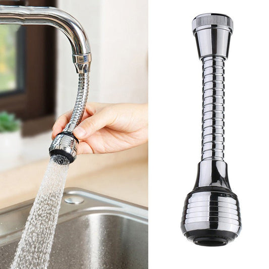 1pc Kitchen Gadgets 2 Modes 360 Rotatable Bubbler High Pressure Faucet Extender Water Saving Bathroom Kitchen Accessories Supplies - LESSANA