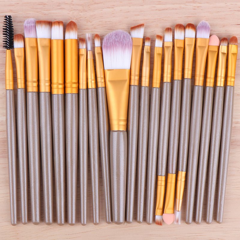 20-Piece Professional Eye Makeup Brush Set - Perfect for Creating Flawless Looks! - LESSANA