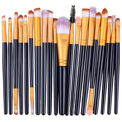 20-Piece Professional Eye Makeup Brush Set - Perfect for Creating Flawless Looks! - LESSANA