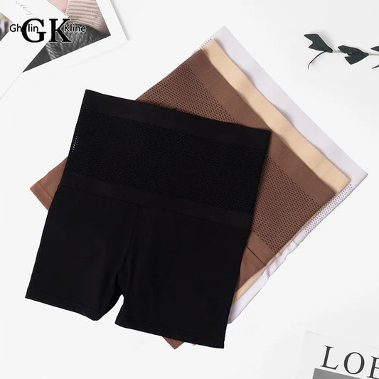 2023 New Arrive GK Brand Women Boyshorts Mesh Comfortable Soft Shorts for Ladies High Waist Smooth High Quality Lingerie - LESSANA