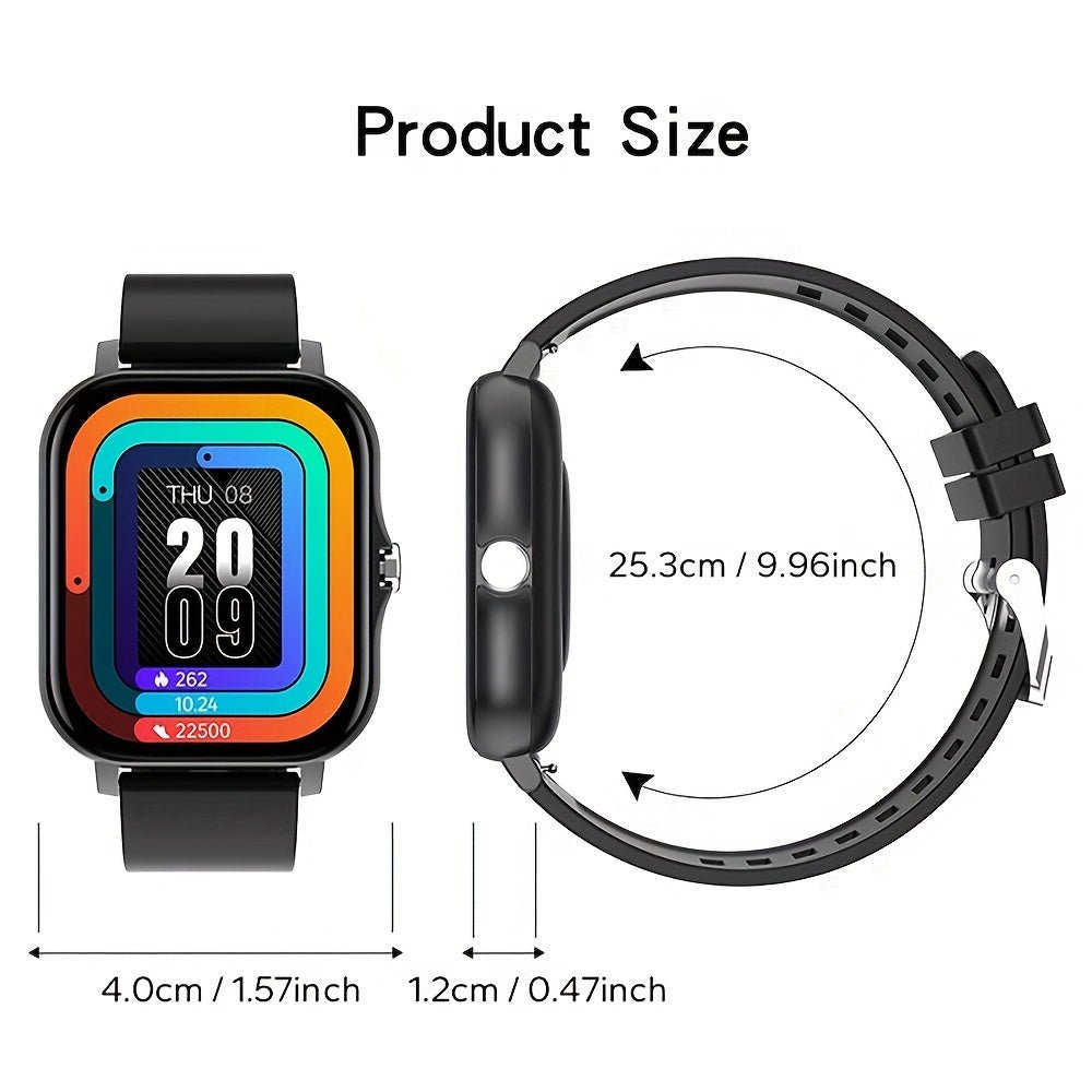 2023 NEW Smart Watch 4.65cmInch Wireless Calling/Receiving Sleep Health Monitoring Sedentary Reminder For Android Phones For Men&Women Gifts For Boyfriends And Girlfriends - LESSANA