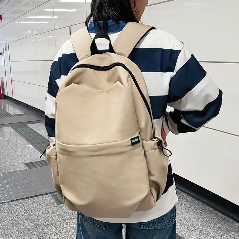 2023 Women's Backpack Schoolbag Waterproof Multipocket Back Bag Portable High School Rucksack Travel Bags For Girl Boys Student - LESSANA