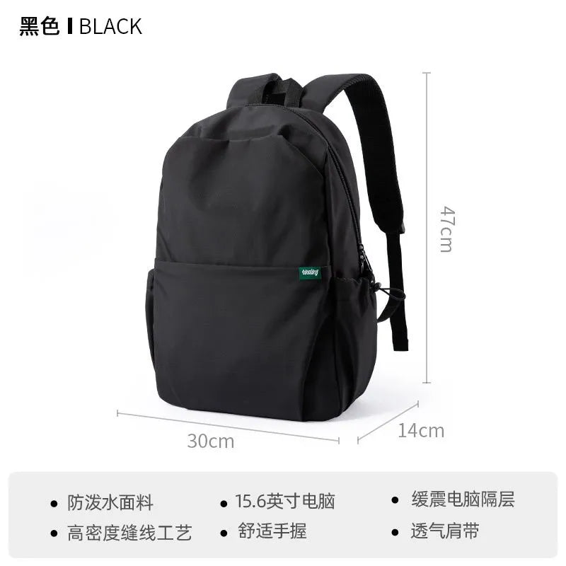 2023 Women's Backpack Schoolbag Waterproof Multipocket Back Bag Portable High School Rucksack Travel Bags For Girl Boys Student - LESSANA