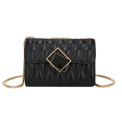 2024 Trendy New Women's Niche Bags, Fashionable and Versatile, High-end Chain Crossbody Bags, Exquisite Rhombus Women's Bags - LESSANA