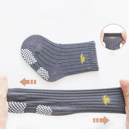 3 Pairs Korean Kids Soft Fashion Cartoon Socks Baby Middle Tube Stockings Long Socks for Infant Toddler Boys Girls Casual Socks - LESSANA