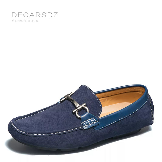 DECARSDZ Loafers Shoes Men 2023 Summer Clasicc Comfy Man Flat Moccasin Fashion Shoes Men Slip-on Boat Shoes For Men Casual Shoes