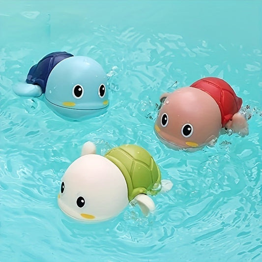 Cute Swimming Turtle Bath Toys For Kids, Baby Bath Toy , Baby Bathtub Water Toys Christmas Halloween Thanksgiving Gifts - LESSANA
