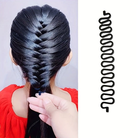 Effortless Hair Styling with Hair Twist Styling Bun Maker Braider Roller Hook for Women and Girls - LESSANA