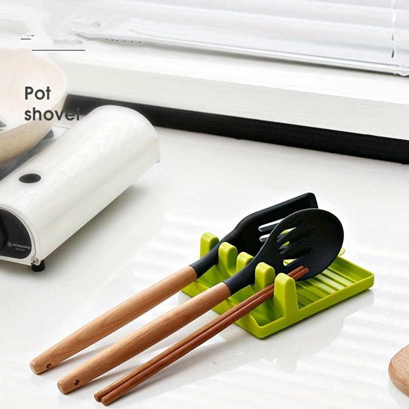 Keep Your Kitchen Countertop Clean And Organized With This 1pc Spoon Rest Holder! - LESSANA