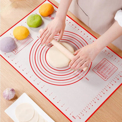 Large Silicone Mat Kitchen Kneading Dough Baking Mat Cooking Cake Pastry Non-stick Rolling Dough Pads Tools Sheet Accessories - LESSANA