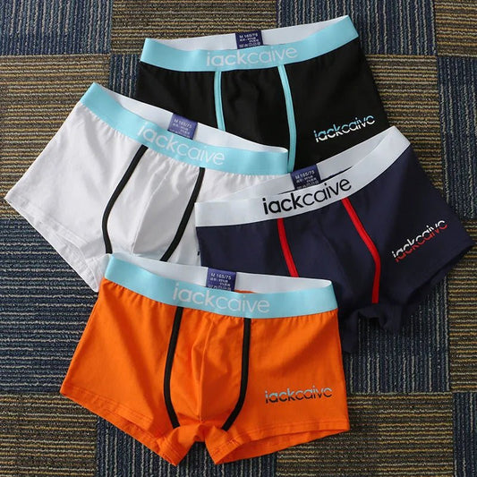 Male Panties Cotton Men's Underwear Boxers Breathable Man Boxer Printed Underpants Comfortable Shorts Men underwear L-3XL - LESSANA
