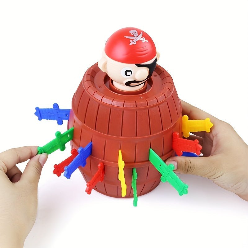 Pirate Bucket Children's Toy Interactive Small Board Game Trick Trick Sword Bucket Christmas、Halloween、Thanksgiving Gift - LESSANA