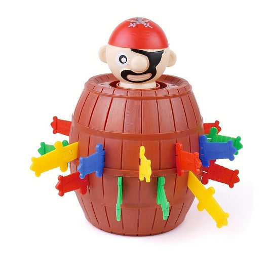 Pirate Bucket Children's Toy Interactive Small Board Game Trick Trick Sword Bucket Christmas、Halloween、Thanksgiving Gift - LESSANA