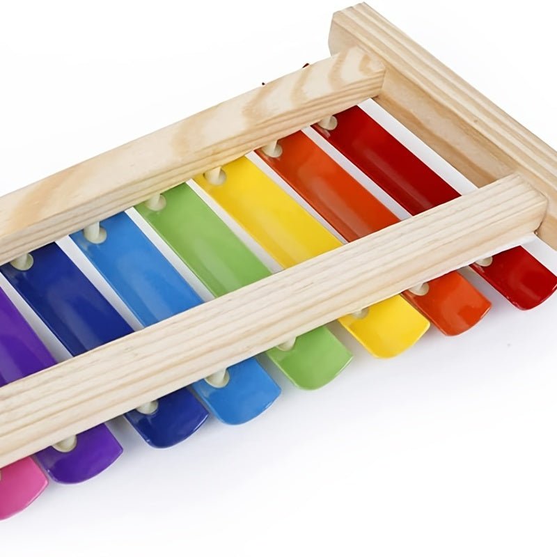 Xylophone For Kids, Best Holiday/Birthday DIY Gift , Idea For Your Mini Musicians, Color Scissor Wooden Xylophone Toy, With Child Safe Mallets, Educational Musical Instruments Toy, For Toddlers Child - LESSANA