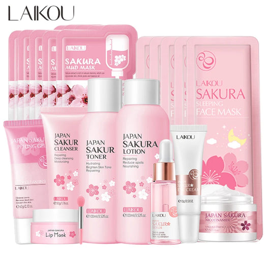 Say Goodbye to Acne with Our Sakura Facial Care Set!
